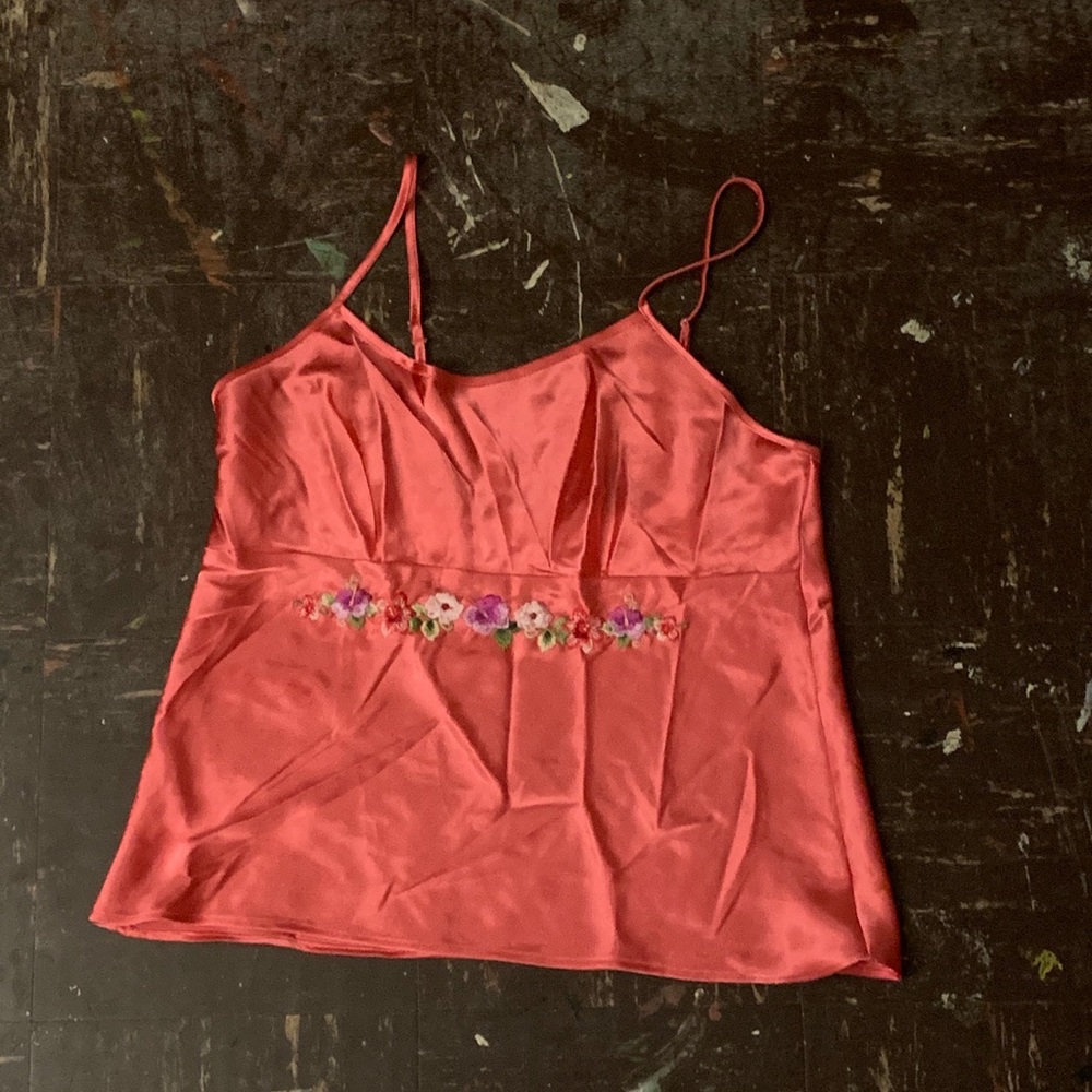 Silk tank top